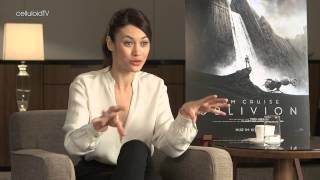 OLGA KURYLENKO on OBLIVION and TO THE WONDER in Vienna April 2 2013 [upl. by Brenan]