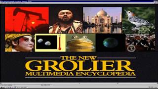 The New Grolier Multimedia Encyclopedia Release 6 1993 [upl. by Nnalyrehc56]