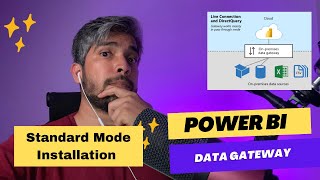 Power BI OnPremise Data Gateway Standard Mode Installation and Usage [upl. by Ras]