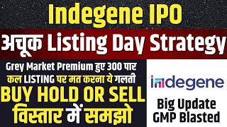 LISTING STRATEGY🔥Indegene IPO Allotment Hold or Sell  Indegene IPO Latest GMP [upl. by Beale]