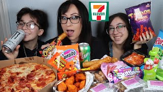 7ELEVEN JUNKFOOD MUKBANG  EATING SHOW [upl. by Zimmermann]