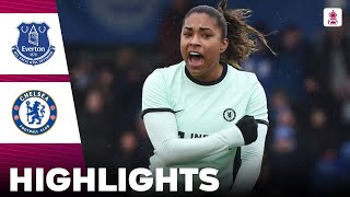 Everton vs Chelsea  Highlights  Adobe Womens FA Cup Quarter Final 10032024 [upl. by Yemane]