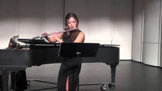 Gieseking Flute Sonatine mvt 3 Jennifer Jo [upl. by Ameekahs]