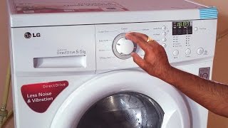 lg front load washing machine demo  how to use front load washing machine fully automatic washer [upl. by Beaufort325]