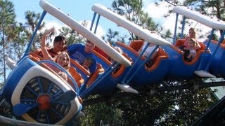 Disney World The Barnstormer POV Front Seat Ride Goofy Magic Kingdom Rollercoaster Classic [upl. by Torbart]