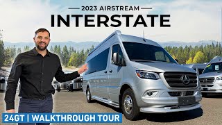 LUXURY VAN TOUR  Airstream Interstate 24GT Class B Motorhome [upl. by Kelley]