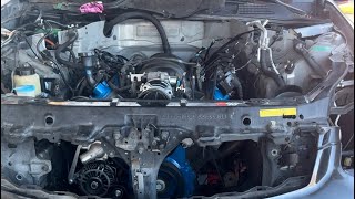 LS Swap G35 first start up with BTR CAM [upl. by Graehme926]