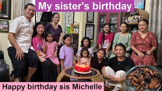 Sis Michelles birthday celebration  I miss the barbeque chicken so much and still craving for it [upl. by Yehc554]