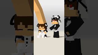 Bagas Maid amp Panda Chibi minecraft sh roblox shgamer shorts [upl. by Atiugal]