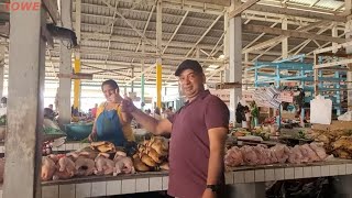 Buying Fresh Gilbaker hassar shrimps and more at the SkeldonCorriverton market [upl. by Jenda184]