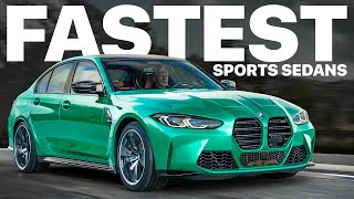 10 FASTEST Sports Sedans of 2023 [upl. by Ajnin875]