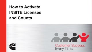 How to Activate INSITE Licenses and Counts [upl. by Yemrej]