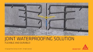 SikaWaterbars Joint Waterproofing Solution [upl. by Obeng84]