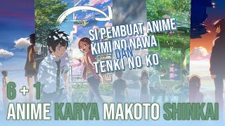 6 anime movie buatan makoto shinkai  anime movie terbaik sepanjang masa [upl. by Moscow434]