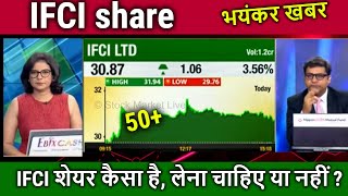 IFCI share latest newsifci share price targetifci share analysisifci share newsshare kaisa hai [upl. by Kcirednek]