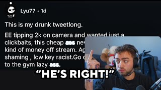 Mizkif Reads An Unhinged Parasocial Comment About Nick amp ExtraEmily [upl. by Aniluap]