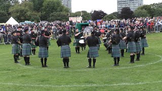 Kilchoman Distillery Isle of Islay Pipe Band at The World Pipe Band Championship 2023 [upl. by Anitnuahs]