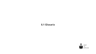 61 Glosario [upl. by Uphemia]