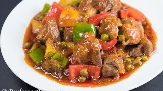 Pork Mechado  Mechadong Baboy Recipe  How to Cook Mechado  Panlasang Pinoy [upl. by Kwan]