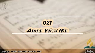 SDAH 021 Abide With Me  SDA HYMNAL PHILIPPINE EDITION [upl. by Callista]