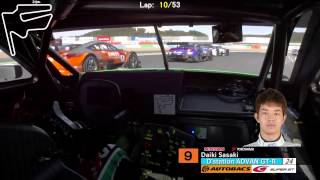 SUPER GT 2014 ONBOARD Rd8 Twin Ring Motegi 13 [upl. by Varini]