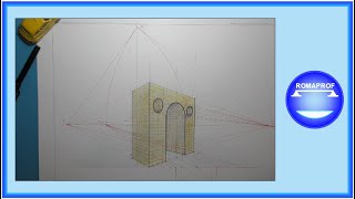 PROSPETTIVA ACCIDENTALE DI UNA STRUTTURA AD ARCO  485 [upl. by Archibold]