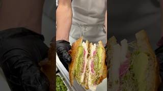 Make Our Mozzarella Sandwich with Jasper🍞 food foodie tasty foodlover kitchen restaurant wow [upl. by Papagena]