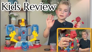 My sons review video of Marvel PlayDoh set [upl. by Annaj]