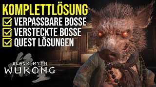 Black Myth Wukong  Alle Bosse in Kapitel 4  Komplettlösung deutsch [upl. by Weismann245]