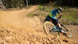 biggest Downhill Jumps in Switzerland  Sandro Schmid [upl. by Halilak]