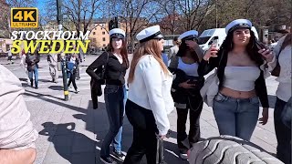 Walking Tour  Stockholm  Södermalm to T Centralen  4K [upl. by Silohcin]