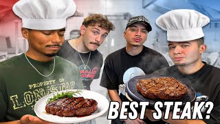 HOW TO COOK THE PERFECT STEAK Ft Los boyz [upl. by Eentruok477]