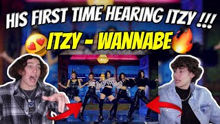 His First Time Hearing ITZY   ITZY quotWANNABEquot MV  Dance Practice [upl. by Trainor]