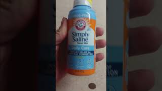 ARM amp HAMMER Simply Saline Nasal Care Daily Mist 45oz – Instant Relief for Every Day Congestion [upl. by Eintrok331]