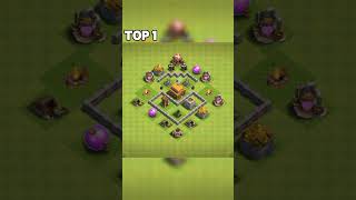 Town hall 3 Base clashofclans supercell coc shorts shortsvideo [upl. by Parrnell]