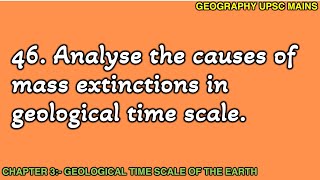 346 Causes of Mass Extinctions in Geological History  An InDepth Study [upl. by Jenna]