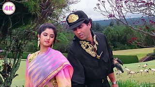 Divya Bharti 4K Video Song  Aankhon Mein Hai Kya Tasveer Teri  Sunny Deol  Vishwatma  Hindi Song [upl. by Enoryt]