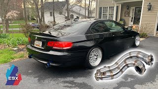 Gutted Downpipes vs 3quot Catless Downpipes on my 335i How to [upl. by Darce]