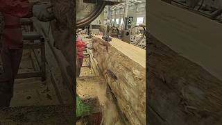 Processing large blocks of wood is not simple firewood woodstyle wood woodcut woodwork wooding [upl. by Ancelin]