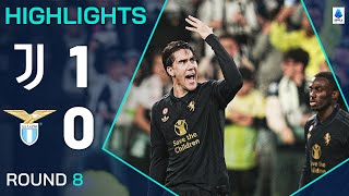 JUVENTUSLAZIO 10  HIGHLIGHTS  Late goal hands Juve big win  Serie A 202425 [upl. by Drehcir]