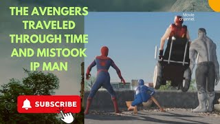 Avengers traveled through time and mistook Ip Man for Thanos [upl. by Jerrold726]