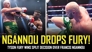 😱 NGANNOU EMBARRASSES TYSON FURY 😱 DROPS HIM IN 3RD POST FIGHT REVIEW NO FOOTAGE [upl. by Drislane447]