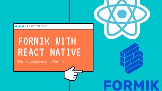 Use Formik with React Native  Form Validation  useFormik [upl. by Werdma165]