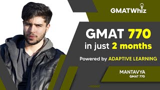 How I got GMAT 770 in 2 months with GMATWhiz  Study Plan Preparation Tips amp Strategy [upl. by Menon]