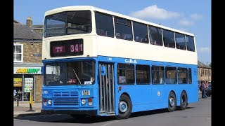 2052018 China Motor Bus LM10 Leyland Olympian 3axle 11m K481EUX FW3858  Fenland BusFest 2018 [upl. by Darya385]