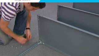 How to assemble Classic L bolted metal shelving AR Shelving [upl. by Ebanreb375]