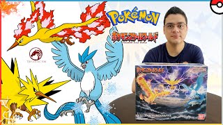 Unboxing Articuno Zapdos Moltres Pokemon Scale World Bandai  Pokemon  165 [upl. by Tiram672]