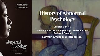 The History of Abnormal Psychology [upl. by Eiloj]