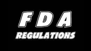 FDA Proposed Regulations On Vaping [upl. by Ardnua41]