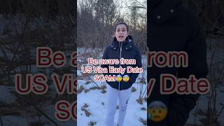 US Visa Early Date Scam🛑⚠️⚠️trending shortsfeed viral shorts [upl. by Natascha]